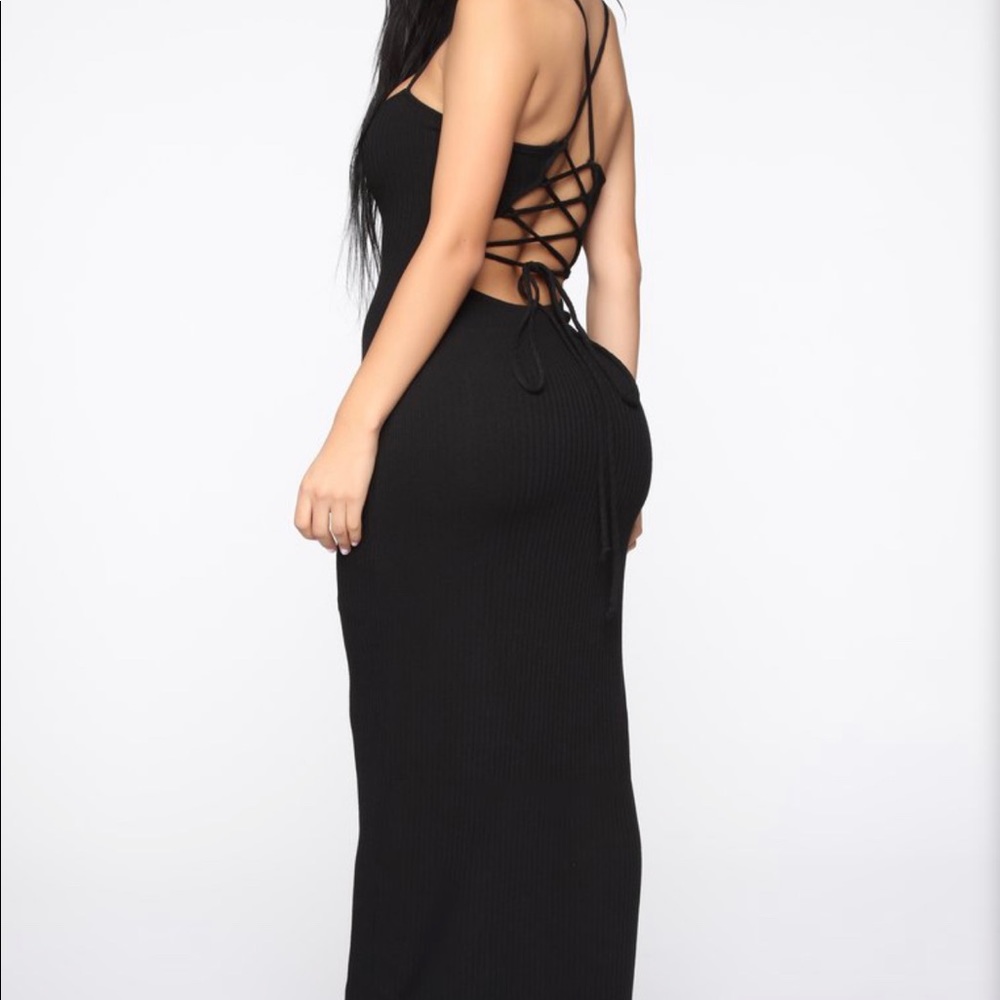 Long black maxi dress brand new with tags